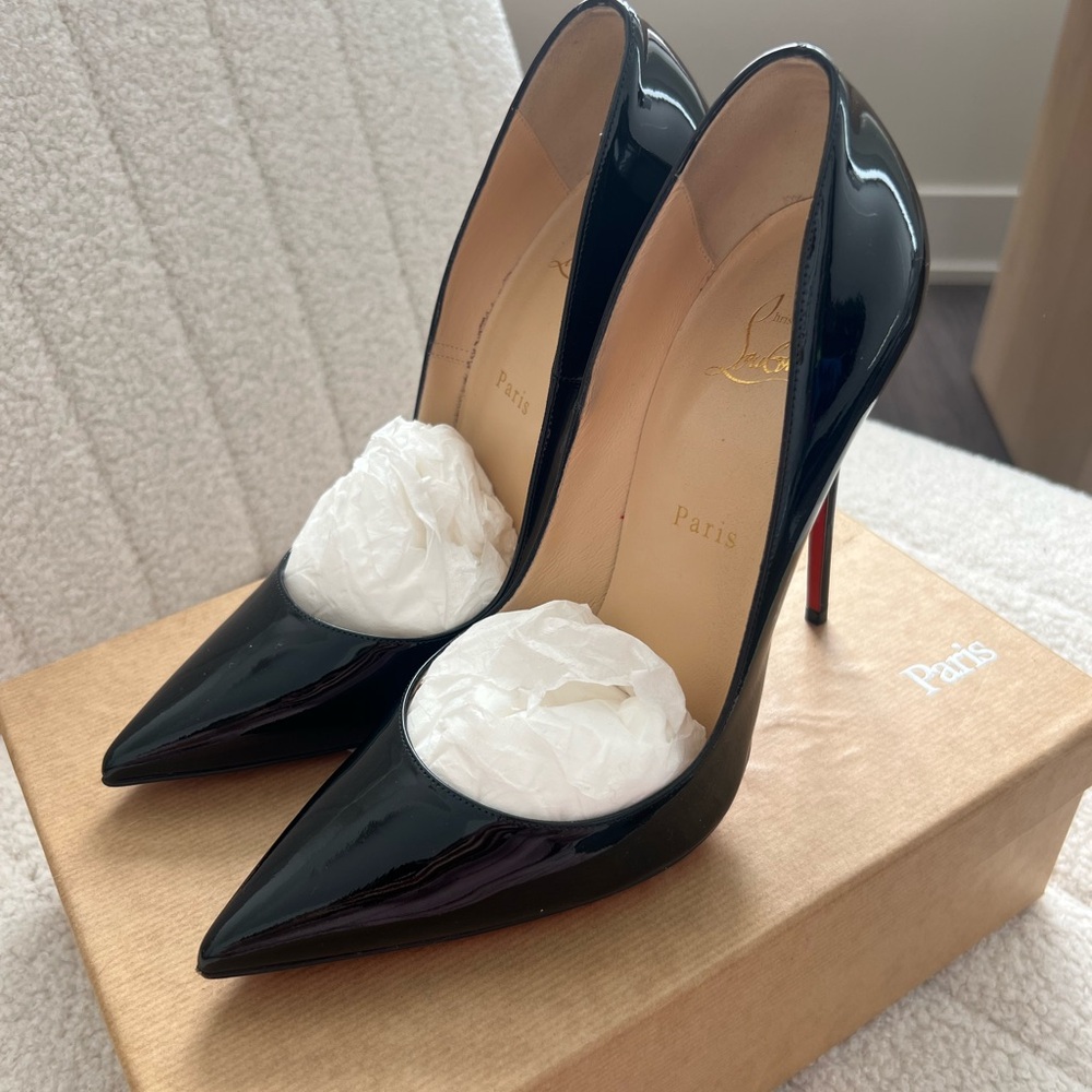 So Kate 120 Patent Black Shoe
